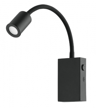 ILUMINAT - Aplică TAZZOLI LED 3.8W IP20 33452 3000K; 320lm, Oțel, plastic Negru