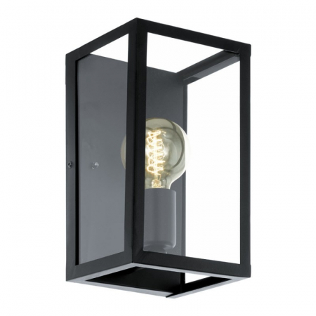 EGLO INTERIOR - Aplica Vintage EGLO CHARTERHOUSE 49394, 60W E27, Negru