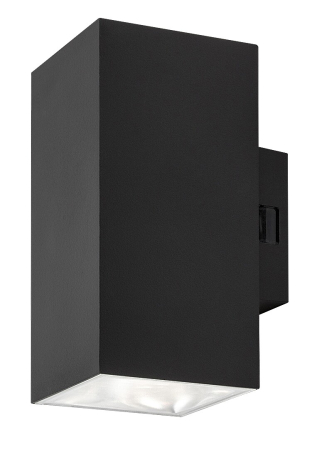ILUMINAT EXTERIOR - Aplice exterior Rabalux Urfa LED 18W 1800lm 2700KK, 4000KK, 6500KK plastic black stil modern, IP65 77157