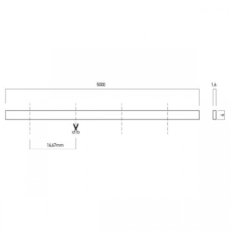 Bandă flexibilă LED COB Arelux Xsolis Mini IP20 5000 mm 420 LED/m 761 lm/m 10 W/m 3000K CRI90 24V DC IP20 [1]