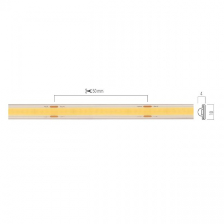 Banda flexibila LED LINEAR COB Arelux xsolis IP67 5m 24V DC 40W 256 LED/m 736 lm/m 6000K IP67 [1]