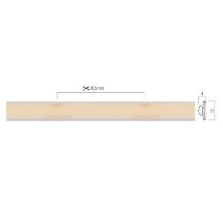 Banda flexibila LED LINEAR COB Arelux xsolis IP67 5m 24V DC 70W 512 LED/m 1243 lm/m 6000K IP67 [1]