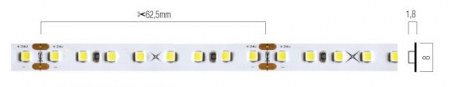 Bandă flexibilă LED SMD Arelux Xribo IP20 5000 mm 128 LED/m 1440 lm/m 12 W/m 2700K CRI90 24V DC IP20 [1]