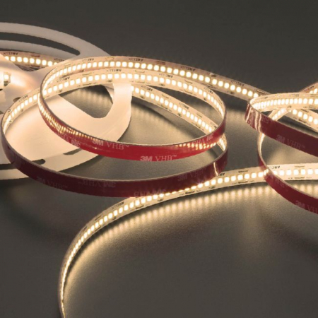 SURSE ILUMINAT - Bandă flexibilă LED SMD Arelux Xribo IP20 5000 mm 240 LED/m 2814 lm/m 22 W/m 3000K CRI80 24V DC IP20