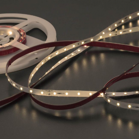 SURSE ILUMINAT - Bandă flexibilă LED SMD Arelux Xribo IP20 5000 mm 64 LED/m 738 lm/m 6 W/m 3000K CRI80 24V DC IP20