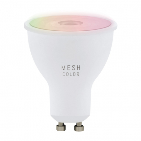Becuri Inteligente - Bec LED EGLO 12251, GU10 5W, 345lm, 2700-6500K, Ø50mm, Plastic, Opal