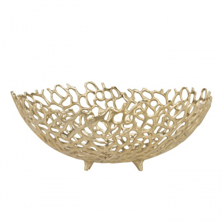 BLACK FRIDAY 2024 - Bol decorativ EGLO KIMITSU 427496 Aluminiu Brass Handmade Ø400 mm 