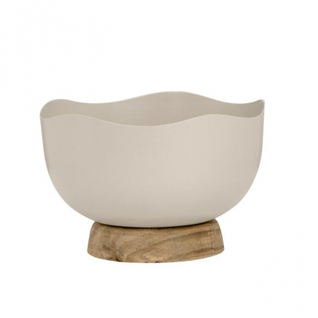 DECORATIUNI - Bol EGLO MONYWA 427508 Lemn Metal Beige Natural  Ø165 mm 