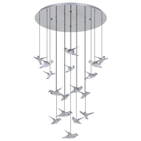 ILUMINAT - Candelabru EGLO PARATEBUENO 1 LED 17X3W 3000K IP20 390402, oţel, crom