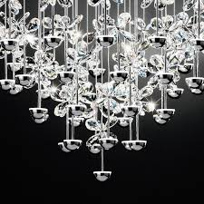 Candelabru EGLO PIANOPOLI 93661, LED 43x2,5W 11610lm, 780mm, Crom/Cristal [2]