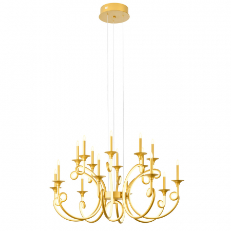 Moderne - Candelabru Incanti Chateau LED 119W 3000K 7896lm Aluminiu auriu mat IP20