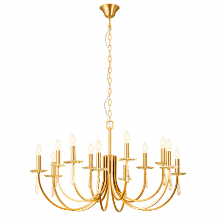 Moderne - Candelabru Incanti Elisir 12xE14 IES C12 23 50 Metal Alama Cristal IP20