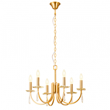 Moderne - Candelabru Incanti Elisir 6xE14 IES C6 23 50 Metal Alama Cristal IP20