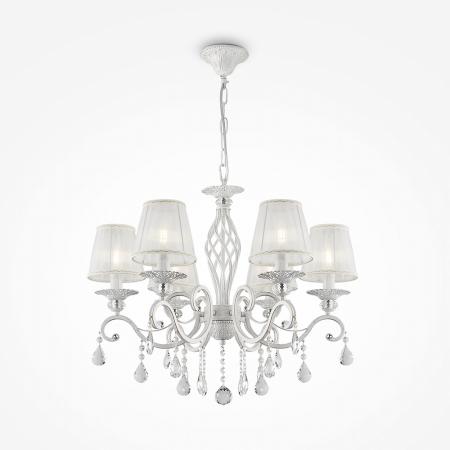 ILUMINAT - Candelabru Maytoni Classic Grace ARM247-06-G E14 6x40W -  Metal White/Gold IP20