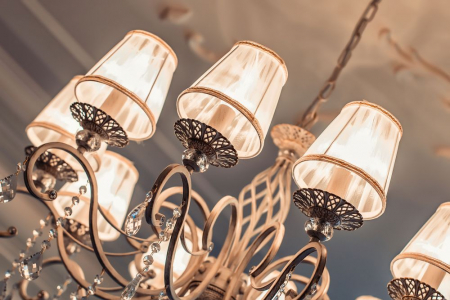 Candelabru Maytoni Classic Grace ARM247-10-G E14 10x40W -  Metal White/Gold IP20 [4]