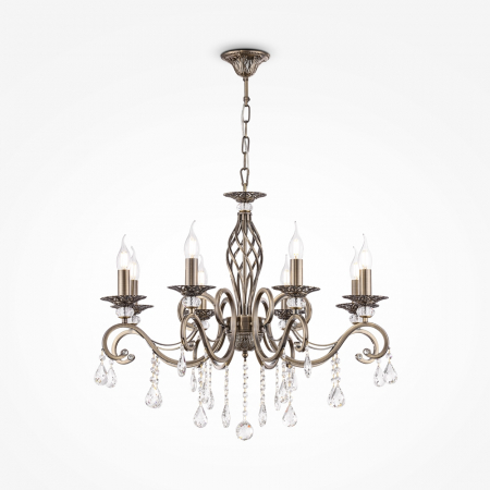 ILUMINAT - Candelabru Maytoni Classic Grace RC247-PL-08-R E14 8x60W -  Metal Brass IP20