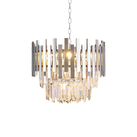 Candelabru Milagro Aspen  6xE14 40W   230V/50Hz Chrome Metal & Cristal IP20 [2]