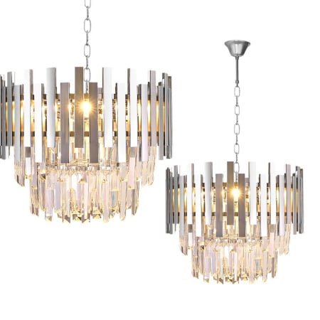 Moderne - Candelabru Milagro Aspen  6xE14 40W   230V/50Hz Chrome Metal & Cristal IP20