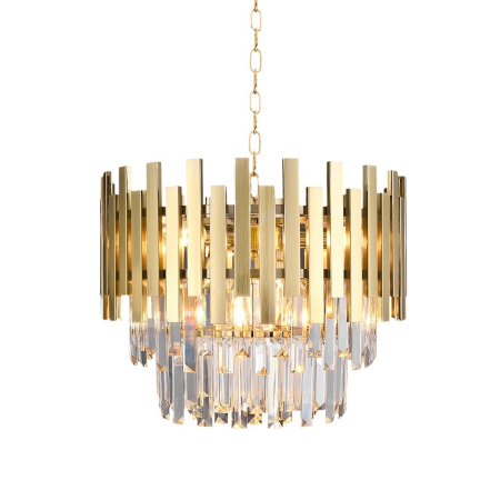 Candelabru Milagro Aspen  6xE14 40W   230V/50Hz Gold Metal & Cristal IP20 [3]