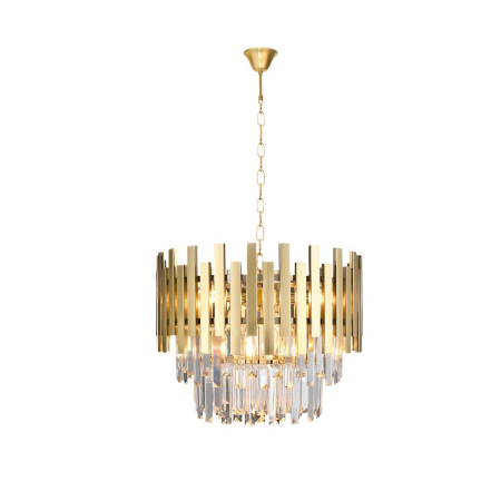 Candelabru Milagro Aspen  6xE14 40W   230V/50Hz Gold Metal & Cristal IP20 [1]