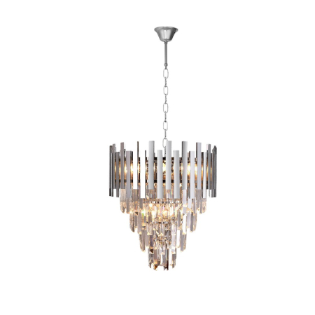 Candelabru Milagro Aspen  9xE14 40W   230V/50Hz Chrome Metal & Cristal IP20 [1]