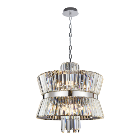 ILUMINAT - Candelabru Milagro Aurelia  12xE14 max 40W   230V/50Hz Chrome Metal & Cristal IP20