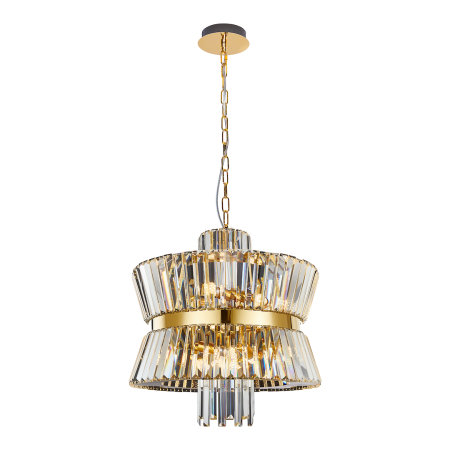 ILUMINAT - Candelabru Milagro Aurelia  12xE14 max 40W   230V/50Hz Gold Metal & Cristal IP20