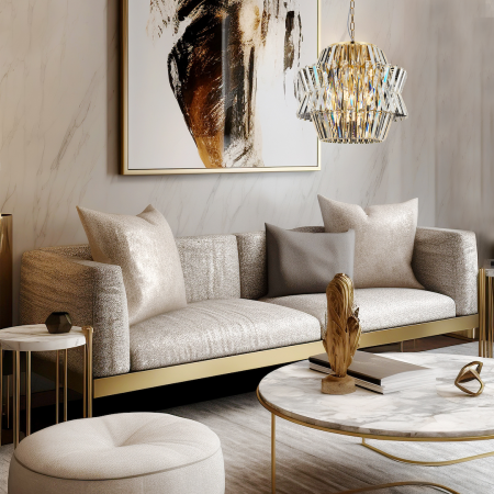 Candelabru Milagro Crown  12xE14 max 40W   230V/50Hz Gold Metal & Cristal IP20 [2]