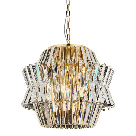 Candelabru Milagro Crown  12xE14 max 40W   230V/50Hz Gold Metal & Cristal IP20 [1]