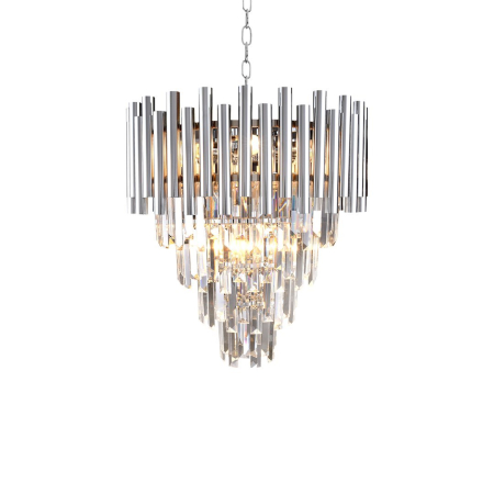 Candelabru Milagro Madison  9xE14 40W   230V/50Hz Chrome Metal & Cristal IP20 [2]