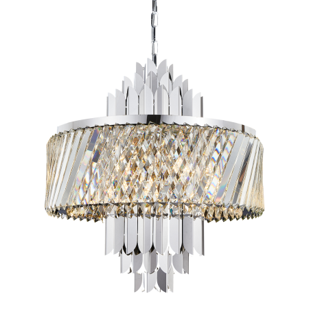 Candelabru Milagro Margot  9xE14 max 40W   230V/50Hz Chrome Metal & Cristal IP20 [1]