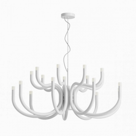 BF LUSTRE - Candelabru Redo Luxor 01-3231 LED 81W 6083 lm 3000K Metal&Aluminiu Alb Dimabil Triac IP20