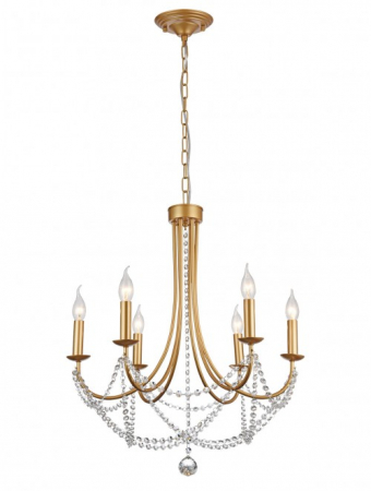 Candelabru Smarter Aphrodite 02-994 Metal Auriu mat E14 6x28W   IP20