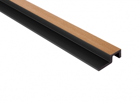 PROFILE DECORATIVE - Capat dreapta panou riflat Polimer Rigid Polyforce Mardom Largo 2700x62x20mm L0306R Classic Oak