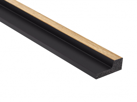 PROFILE DECORATIVE - Capat drept panou riflat Polimer Rigid Polyforce Mardom Stretto 2700x29x12mm L0105R Natural Oak