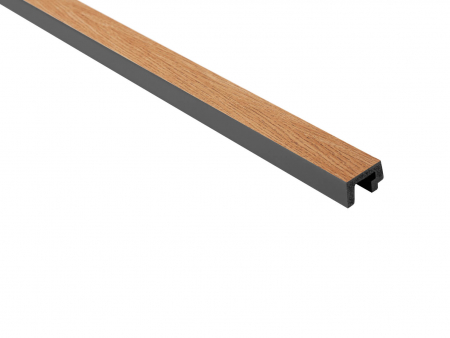 PROFILE DECORATIVE - Capat stanga panou riflat Polimer Rigid Polyforce Mardom Largo 2700x31x20mm L0306L Classic Oak