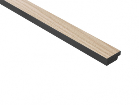 PROFILE DECORATIVE - Capat stanga panou riflat Polimer Rigid Polyforce Mardom Medio 2700x28x12mm L0202L Light Oak