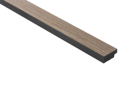 PROFILE DECORATIVE - Capat stanga panou riflat Polimer Rigid Polyforce Mardom Medio 2700x28x12mm L0203L Grey Oak