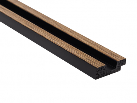 PROFILE DECORATIVE - Capat stanga panou riflat Polimer Rigid Polyforce Mardom Stretto 2700x36x12mm L0106L Classic Oak