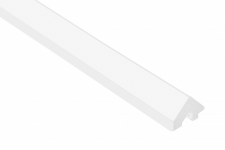 Riflaje - Capat stanga panou riflat Polimer Rigid Polyforce Mardom Vivid 2700x21x16mm WP003L Alb mat