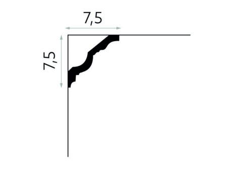 Cornisa Poliuretan Mardom MDA106 75x75x2000 mm [2]