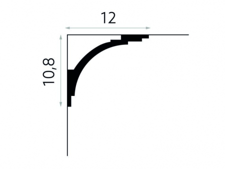Cornise Polimer Rigid Polyforce Mardom MD105 108x120x2000 mm [3]