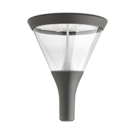 ILUMINAT STRADAL/PARCURI - Corp de iluminat pentru decor urban, parcuri și grădini Arelux Xburg BG01WW DG 50W MID POWER LED 3030 LUMILEDS 3000K 4397lm 100-305V AC Gri inchis IP65