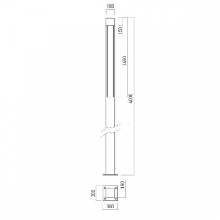 Corp de iluminat rezidențial și pentru decor urban Arelux Xdomus DS01WW DG 42W COB CREE 3000K 2024lm 220-240V AC Gri inchis IP65 [1]