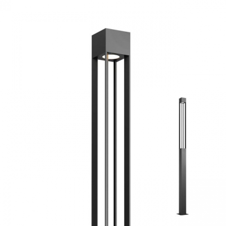ILUMINAT STRADAL/PARCURI - Corp de iluminat rezidențial și pentru decor urban Arelux Xdomus DS01WW DG 42W COB CREE 3000K 2024lm 220-240V AC Gri inchis IP65