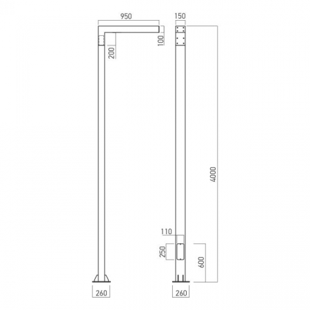 Corp de iluminat rezidențial și pentru decor urban Arelux Xtorre TOR01WW DG 40W MID POWER LED 3030 LUMILEDS 3000K 5019lm 90-305V AC Gri inchis IP65 [2]