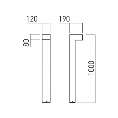 Corp de iluminat rezidențial și pentru decor urban Arelux Xtorre TOR03WW DG 10W MID POWER LED 3030 LUMILEDS 3000K 1247lm 100-270V AC Gri inchis IP65 [2]
