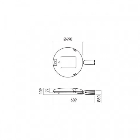 Corp de iluminat stradal sau pentru decor urban, parcuri și grădin Arelux Xplaza PLZ01T2WW DG 60W LUXEON 3030 LUMILEDS 3000K 7791lm 120-240V AC Gri inchis IP66 [1]