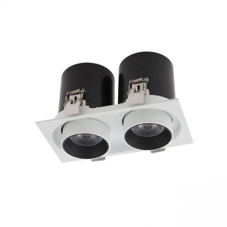 DOMENII ILUMINAT - Corp iluminat încastrat Arelux XSLIDE SI02NW SWH 24W COB CREE 4000K 1886 lm 220-240V AC CRI90 Alb sablat IP40