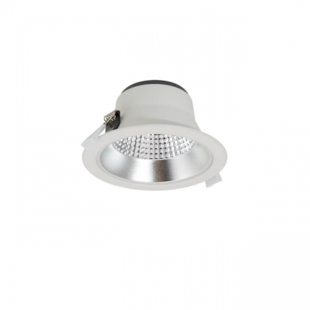 HORECA-COMERCIAL - Corp iluminat incastrat downlight Arelux Xmask MKS01CCT MWH 15W CCT (3000K/4000K/6000K), 1258lm-1380lm, Alb mat CRI 90  Ø120-130 mm IP54